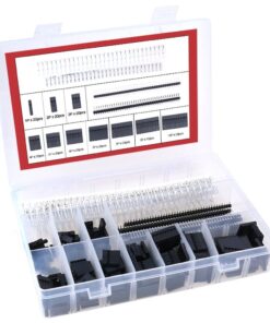 Hilitchi 635 Pcs 40 Pin 2.54mm Pitch Single Row Pin Headers, Connector Housing Female, Male/Female Pin Connector Kit 7 61nCWlLC04L