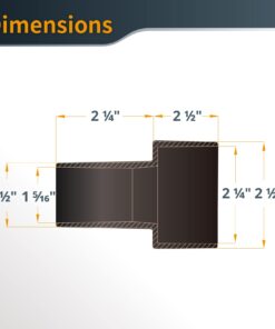 POWERTEC 70138 2-1/2-Inch OD to 1-1/2-Inch OD Reducer 2.5" to 1.5" reducer 15 61nI90xRTVL