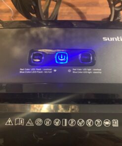 Suntiko Paper Shredder, 18-Sheet Cross Cut Level P-4, Shred Paper/Credit Card/CD, with Large Pull Out Bin,Insert Auto Jam Proof System Shredder for Home&Office 73 61nINJSbP1L 2