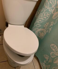 Delta Faucet Morgan Elongated Slow-Close White Toilet Seat with Non-Slip Seat Bumpers, White 811903-WH Slow Close 40 61nIakHzMNL 1