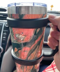 F-32 Handle - 19 COLORS - 20oz Size - Compatible with 20 Oz YETI Tumbler Travel Mug - BPA FREE (20OZ, ZEN GRAY, 1 Count (Pack of 1)) 20ozZen Gray 20.0 ounces 27 61nIvHRq7SL