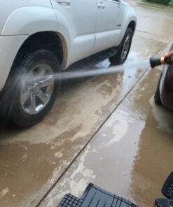 Heavy Duty Brass Fireman Style Hose Nozzle - Fits All Standard Garden Hoses - Best High Pressure Sprayer to Wash Your Car or Water Your Garden – Leak Proof - 30 Day No-Hassle Guarantee 40 61nKBzrvRXL