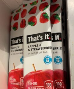 That's it. Variety Pack 100% Natural Real Fruit Bar, Best High Fiber Vegan, Gluten Free Healthy Snack, Paleo for Children & Adults, Non GMO No Added Sugar, No Preservatives Energy Food (12 Pack) 12 Count (Pack of 1) 21 61nKHgFAstL