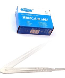 100 Scalpel Blades #22 with Free Handle 16 61nL4JHhfxL