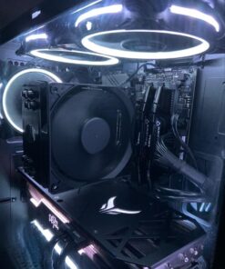 Cooler Master Hyper 212 Black CPU Air Cooler, SickleFlow 120 Edge Fan, Aluminum Top Cover, 4 Copper Heat Pipes, CryoFuze, 152mmTall,Brackets AMD Ryzen AM5/AM4, Intel LGA1700/1200 (RR-S4KK-25SN-R1) 61 61nLhyC0zLL