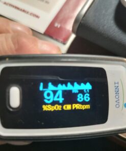 Innovo Deluxe iP900AP Fingertip Pulse Oximeter with Plethysmograph and Perfusion Index (Off-White with Black) 51 61nNOPhKs0L