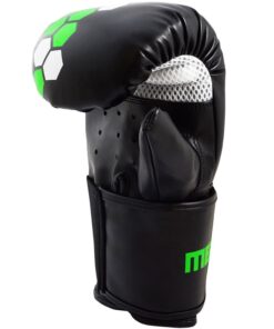 Meister Formula Hex Bag Mitts for MMA, Boxing & Muay Thai (8oz -10oz) Black w/ Green Small / Medium (9oz) 7 61nPYcrWQaL