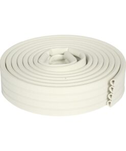 Duck Brand Heavy-Duty Self Adhesive Weatherstrip Seal for Large Gap, White, 3/8-Inch x 1/4-Inch x 17-Feet, 2 Seals, 282434 12 61nRErV15eL