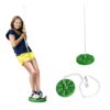Squirrel Products Heavy Duty Green Disc Tree Swing with Rope for Outdoor Play - Easy DIY Addition to Playset or Tree 27 61nRkva5rL