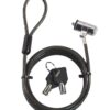 Sendt 10 Foot Black Notebook/Laptop Keyed Lock Security Cable Extra Long! Black 10 Ft 86 61nT6E8LVhL