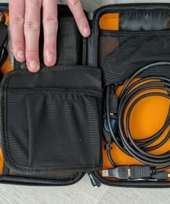 Amazon Basics Universal Travel Case Organizer for Small Electronics and Accessories, Black 1-pack 41 61nTHLAkNML