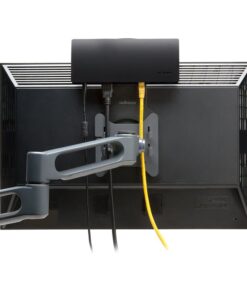 Kensington SD4600P USB-C Docking Station with Power Delivery Charging for 2015/2016 MacBook Retina 12”, Chromebook Pixel, Dell XPS 13” 9350/XPS 15” 9550, Dell Precision 5510 (K38231WW) Black Desktop 13 61nUVmBM0OL