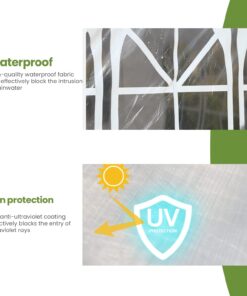 10x30 Party Tent Wedding Patio Gazebo Outdoor Carport Canopy Shade with Side 8 Removable Walls 10'x30' Party Tent 30 61nUXMdWJjL