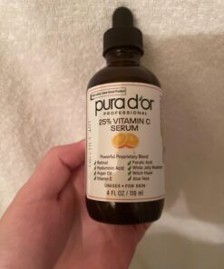 PURA D'OR 20% Vitamin C Serum (4oz BEST VALUE) Lightweight Maximum Strength Formula,Hyaluronic Acid,Retinol,Professional Grade Treatment For Face & Eyes,Dark Spots,Acne,Wrinkles,For Men & Women 31 61nV7NSMXkL 3