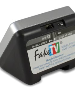 Alternative view of FakeTV – FTV-11 - Advanced Burglar Deterrent Device – Widescreen Realistic Television Simulator with Reflective Lens - Dummy Home Security Device with Lights – Protect Your House & Valuables