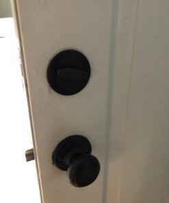 Kwikset Belleview Front Door Lock Handle and Deadbolt Set, Entry Handleset Exterior with Interior Door Knob, Venetian Bronze, Pick Resistant SmartKey Rekey Deadbolt Security Brown 37 61nX6VymnbL