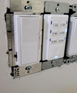 Lutron Diva LED+ Dimmer Switch for Dimmable LED, Halogen and Incandescent Bulbs, 150W/Single-Pole or 3-Way, DVCL-153P-WH-3, White (3-Pack) 3 Pack 29 61nYWxs5foL