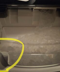 Kndko Nugget Ice Maker Countertop,34lbs/Day,Portable Crushed Ice Machine,Self Cleaning with One-Click Design & Removable Top Cover,Soft Chewable Pebble Ice Maker for Home Bar Camping RV,Black Basic 33lbs/day with pebble ice BLACK UPGRADE 1 36 61nZRuGPKsL