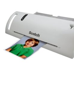 Scotch Thermal Laminating Pouches, 100 Count, Clear, 5 mil., Laminate Homemade Ornaments, Christmas Banners and Gift Tags, Ideal Holiday Supplies, Fits Photo Card Sized (5.2 in. x 7.2 in.) Paper 19 61naEC0hEoL