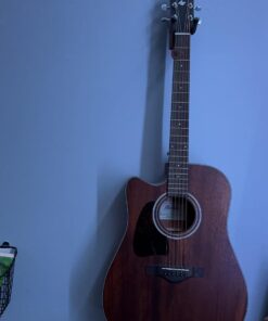 String Swing CC01K-BW Guitar Hanger and Guitar Wall Mount Bracket Holder for Acoustic and Electric Guitars Black Walnut 36 61ndr62mnL