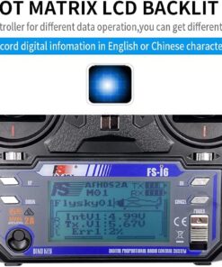 GoolRC Flysky FS-i6 AFHDS 2A 2.4GHz 6CH Radio System Transmitter for RC Helicopter Glider with FS-iA6 Receiver Mode 2 21 61ne6R1zA1L