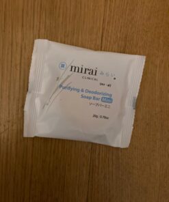 Mirai Clinical - Persimmon Soap Bar for Body 100g - Persimmon Soap - Japanese Body Odor Soap - Purifying and Deodorizing Natural Chemical-Free - Helps Eliminate Nonenal Soap Bar for Men & Women 3.52 Ounce (Pack of 1) 35 61neNnZ25L 2