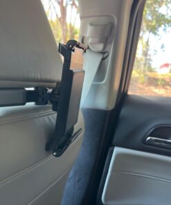LISEN Tablet iPad Holder for Car Mount Headrest iPad Car Holder Back Seat Travel Accessories Car Tablet Holder Mount Road Trip Essentials for Kids Adults Fits All 4.7-12.9" Devices & Headrest Rod BLACK-FITS 1.77"-8.2" HEADREST ROD 39 61nfZ1lCuZL