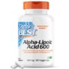 Doctor's Best Alpha-Lipoic Acid 600, Helps Support Glucose Metabolism and Regenerate Antioxidants* Non-GMO, Gluten Free, Vegan, Soy Free, 180 Veggie Caps 19 61nfunSTyOL