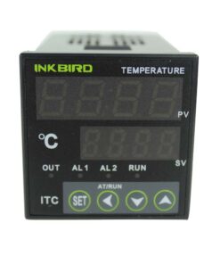 Alternative view of Inkbird AC 100 to 220V ITC-100VH Outlet Digital PID Thermostat Temperature Controller 40DA SSR White Heat Sink K Thermocouple ITC-100VH+40ASSR+K+WHHS
