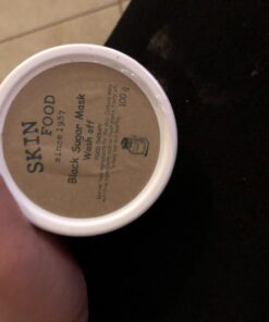 SKIN FOOD Black Sugar Mask Wash Off 4.05 fl. oz.(120g) - Black Sugar Scrub - Sugar Face Scrub to Hydrate and Nourish the Skin - Exfoliating Sugar Scrub - Facial Mask Wash Off Sugar Scrub 3.52 Fl Oz (Pack of 1) 41 61niISb9JXL