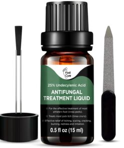 Toenail Fungus Treatment Extra Strength with 25% Undecylenic Acid - Fungal Nail Treatment for Toe Nail & Fingernails - Antifungal Nail Repair Solution for Discoloured & Ingrown Nails – Made in USA 0.5 Fl Oz (Pack of 1) 39 61nj8tE7IL 3