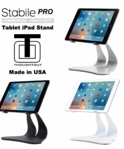 Alternative view of Thought Out Stabile PRO Pivoting iPad Stand - Black - Made in USA - Compatible with Apple iPad