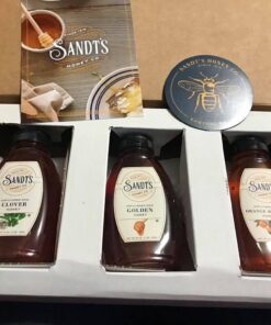 Sandt's Unfiltered Raw Honey Varietal Bundle - Golden, Clover & Orange Blossom (3 LBS) Golden, Clover, Orange Blossom 20 61nlD7mqXKL