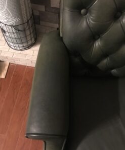 The Original Leather Recoloring Balm by Furniture Clinic - 16 Color Options - Leather Repair Kit for Furniture - Restore Couches, Car Seats, Clothing - Non-Toxic Leather Repair Cream (Pine Green) Pine Green 42 61nlik9U9 L