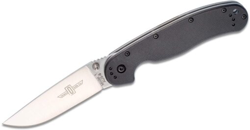 Ontario Knife Company 8848 Rat I Folding Knife - EDC Knife (Black) Black