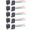 ESUPPORT Car Heavy Duty Relay Switch 12V 30A SPDT 5Pin Wire Socket Plug Harness Waterproof Electrical Automotive Pack of 5 30A 5Pin SPDT 11 61nm1lpTCiL
