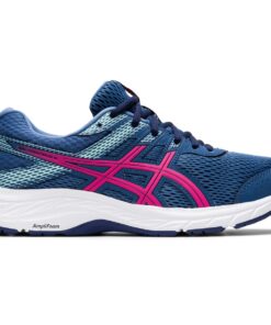 ASICS Women's Gel-Contend 6 Running Shoes 9.5 Grand Shark/Pink Glo 12 61nqk61UBL