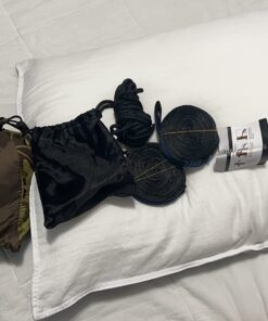 Foxelli Hammock Straps XL – Camping Hammock Tree Straps Set (2 Straps & Carrying Bag), 20 ft Long Combined, 40+2 Loops, 2000 LBS No-Stretch Heavy Duty Hammock Suspension System Kit 31 61nrCTeyVLL