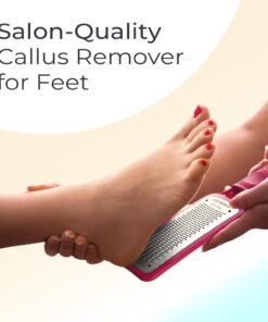 Microplane Colossal Foot File Scraper - The Original Stainless Steel Foot Rasp, Dead Skin/Callus Remover for Feet, Gentle Foot Scrubber, Pedicure Tools for Salon-Quality Foot Care, Black 45 61nrdX869lL