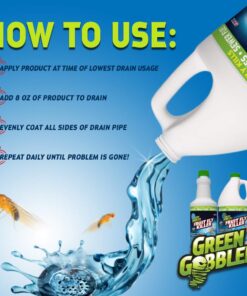 Fruit Fly Goodbye Gel Drain Treatment | Drain Fly Killer | Fruit Fly Killer | Drain Flies Treatment | Fruit Flies Treatment | Drain Fly & Fruit Fly Eliminator (1 Gallon) 27 61nu UK0njL 1