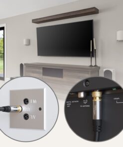 CableDirect – SAT Cable, coaxial Cable, Satellite Cable – TV Cable with Multi-Layer Shielding and Break-Proof Metal F connectors – 3ft Short (HDTV, Radio, DVB-T, DVB-C, DVB-S, DVB-S2) 3 feet 9 61nvGiwaKtL