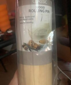 Farberware 5215807 Classic Wood Rolling Pin, 17.75-Inch, Natural Classic Rolling Pin 27 61nvixb7EDL