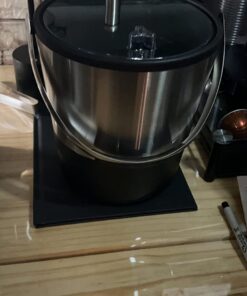 Oggi Insulated Ice Bucket, 4 Quart / 3.8 L, Stainless Steel, Black 4-Quart Stainless Steel Bucket with Ice Scoop 39 61nwcuVQ67L