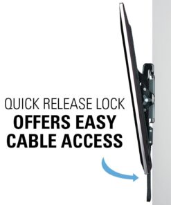 Sanus Universal Low Profile Tilt TV Wall Mount for 37" - 80" LED, LCD & Plasma TVs, Eliminates Glare with 10º of Tilt & Post-Install Adjustments - 3 Step Install - Safety Certified - MLT14-B1 24 61nxZOiSdxL