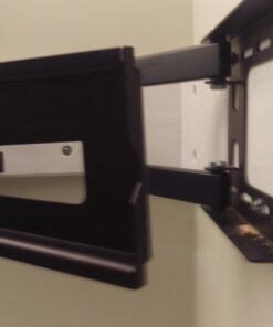 Mount-It! Corner TV Mount | Premium Swivel Full Motion Caddy Corner Wall Bracket for 37-63 inch Flat Panel Screens VESA up to 800x400, 132 lb Capacity, Black 61 61nyG3hYGEL