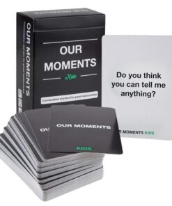 OUR MOMENTS Kids: 100 Conversation Starter Cards for Families and Kids - Relationship Building - Car Travel, Road Trip & Card Game for Healthy Loving Family - Questions for Family Activities 30 61nydLbum L