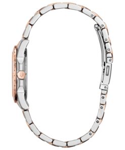 Bulova Ladies' Classic Diamond Stainless Steel Watch with Mother of Pearl Dial Steel/Rose Gold 11 61nzdkGXDyL