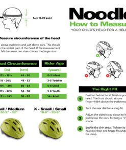 Joovy Noodle Bike Helmet for Toddlers and Kids Aged 1-9 with Adjustable-Fit Sizing Dial, Sun Visor, Pinch Guard on Chin Strap, and 14 Vents to Keep Little Ones Cool (Small, Greenie) Small 18 61o0Q1aPhSL