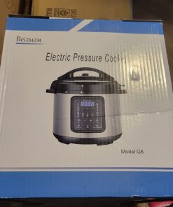 Electric Pressure Cooker: 6 Quart 9-in-1 Multi-Functional Built-in 11 Presets Programs Pressure Pot, Multi Cooker, Slow Cooker, Rice Cooker, Steamer, Sauté, Yogurt Maker, Warmer & Sterilizer 6 Quarts 46 61o5GLxyEML