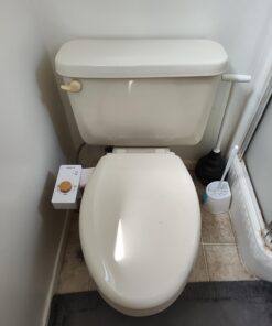 TUSHY Basic 2.0 Bidet Toilet Seat Attachment | A Non-Electric Self Cleaning Water Sprayer w/Adjustable Water Pressure Nozzle, Angle Control & Easy Home Installation (White/Bamboo) White/Bamboo 43 61o6keRcftL